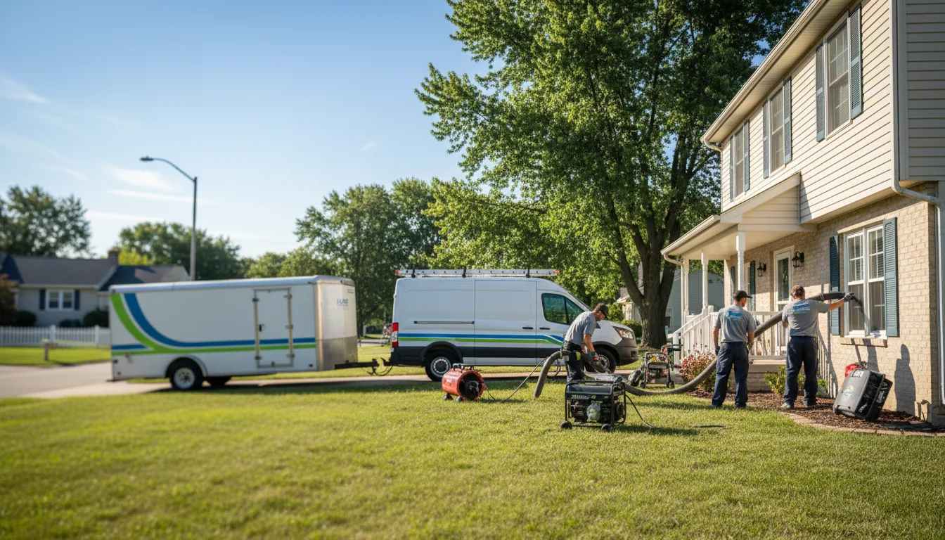 Flooded Basement Restoration And Cleanup With Repair in Sheffield Lake, OH near me